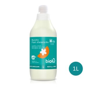 Biolù - Flüssigwaschmittel - Duft -Orangenblüte, 1 L